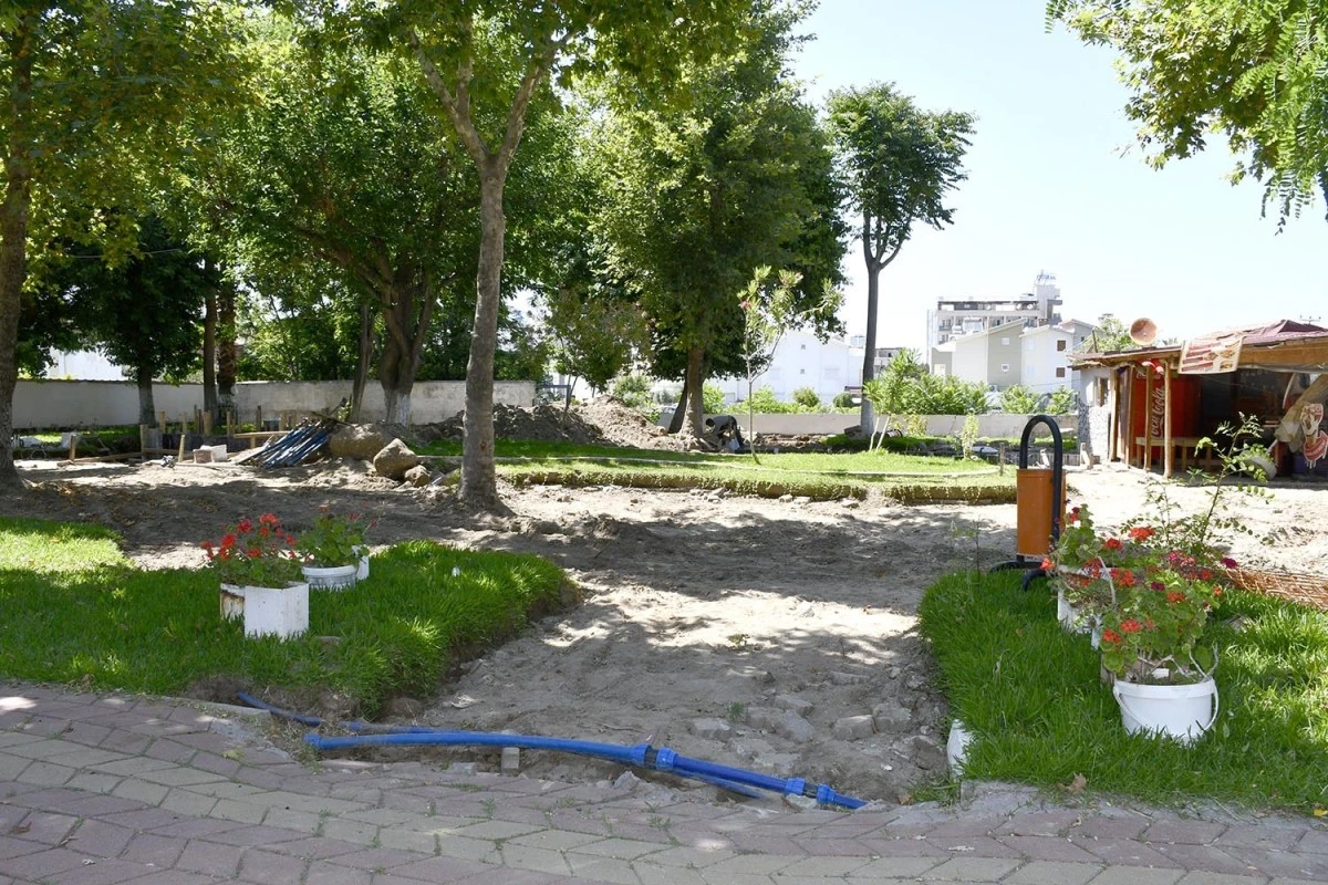 Güzelçamlı Mahallesi'ndeki park ve yeşil alanlar çoğalıyor
