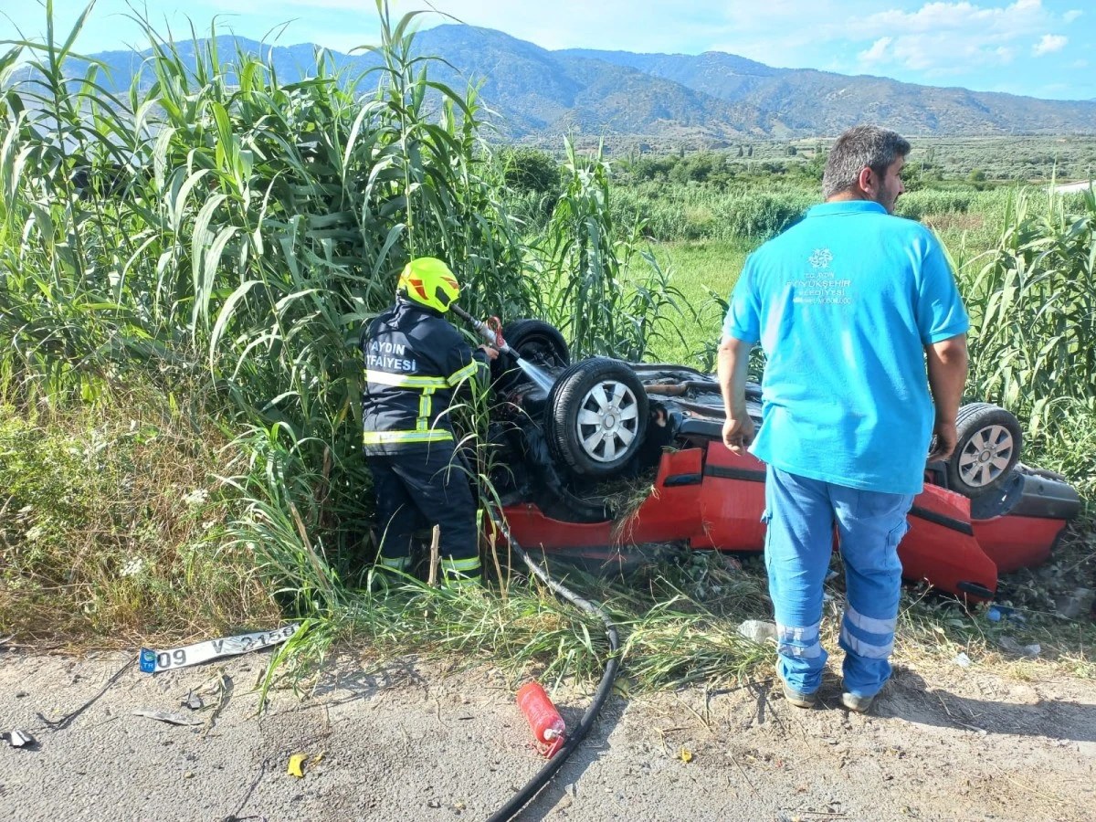 Kuyucak’ta trafik kazası: 2’si çocuk 4 yaralı