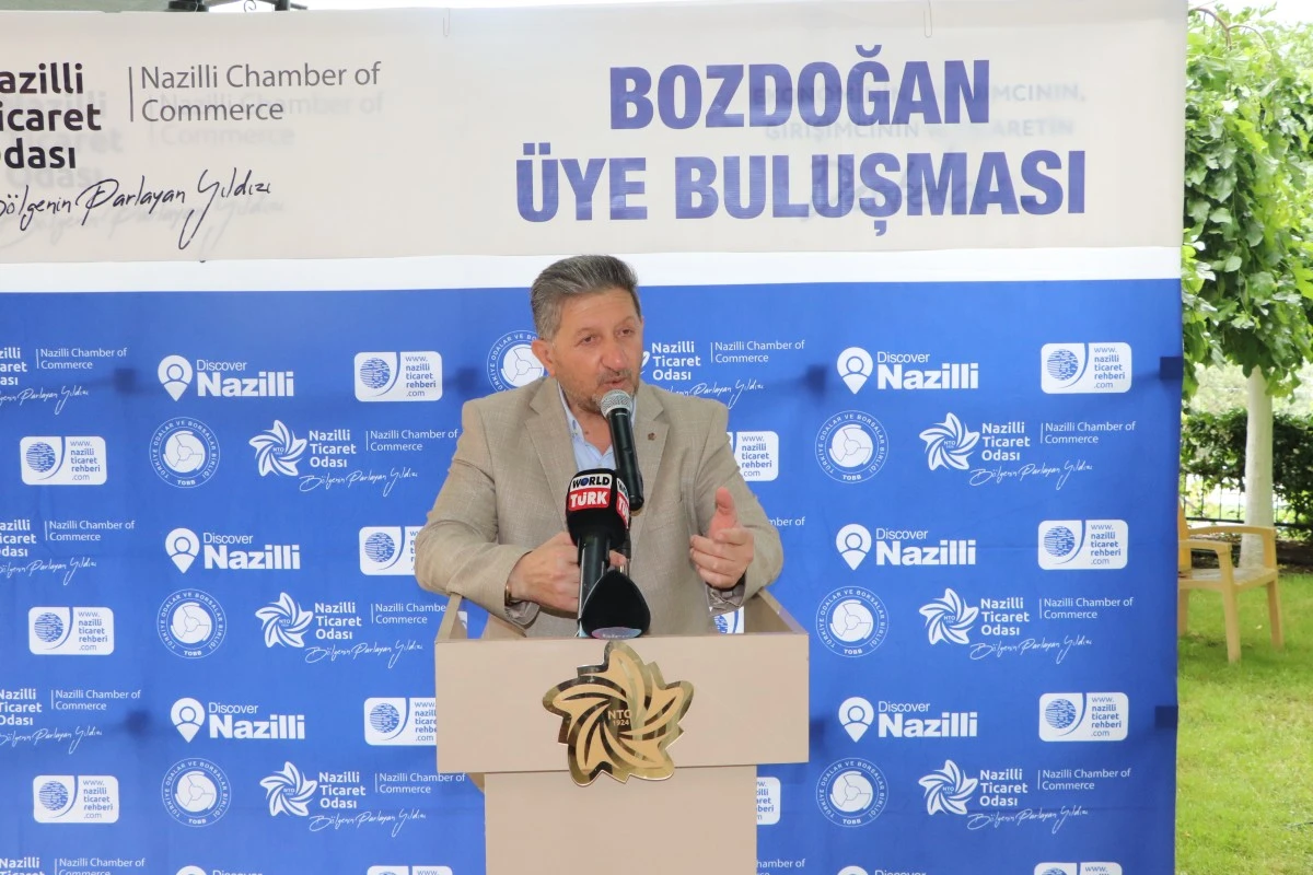 Nazilli Ticaret Odası Üye Buluşma Toplantısı yapıldı