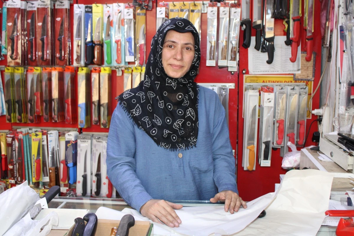 Bıçak bileme ustalarının Kurban Bayramı mesaisi