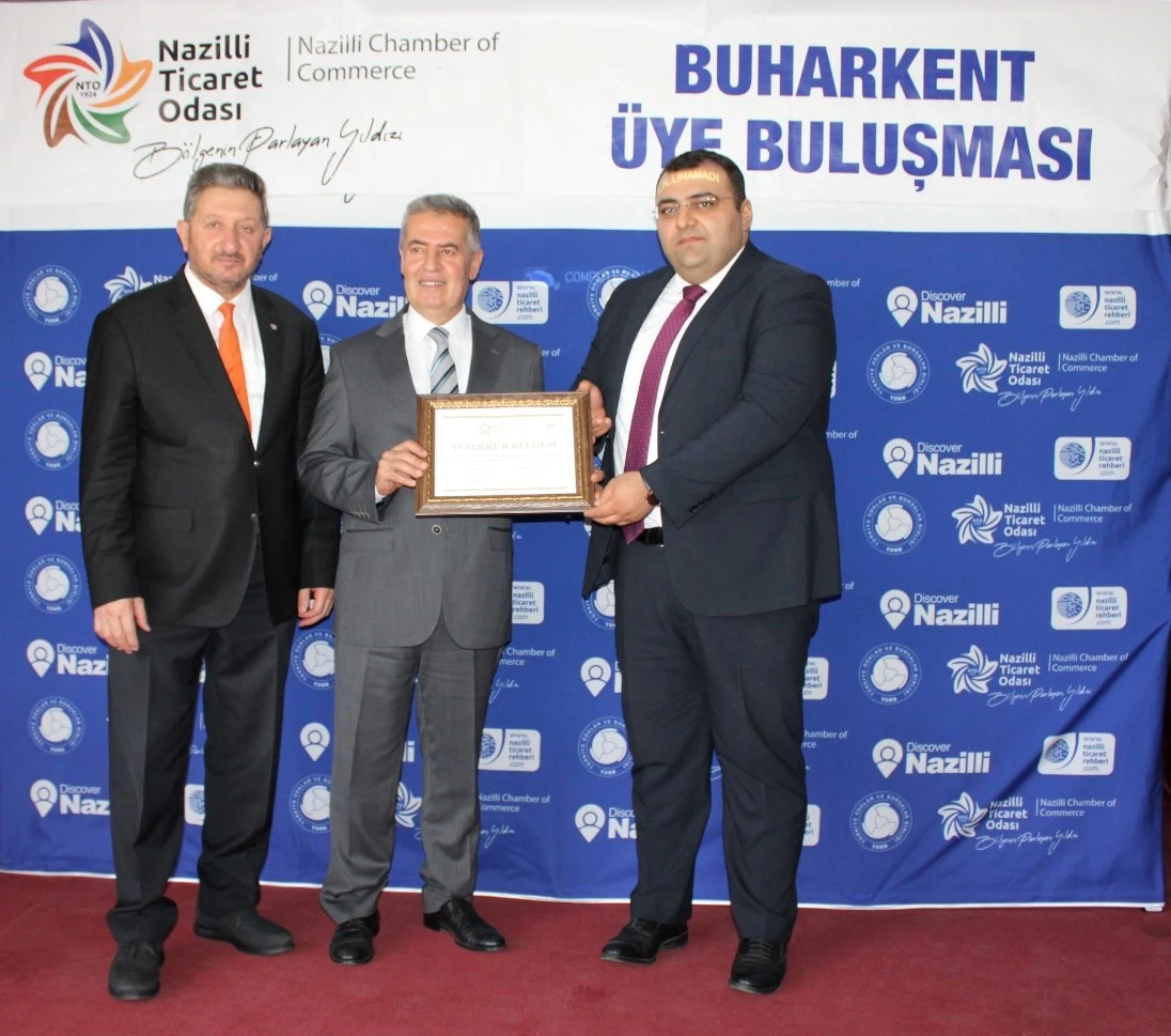 Buharkent’te Nazilli Ticaret Odası üye buluşma toplantısı yapıldı