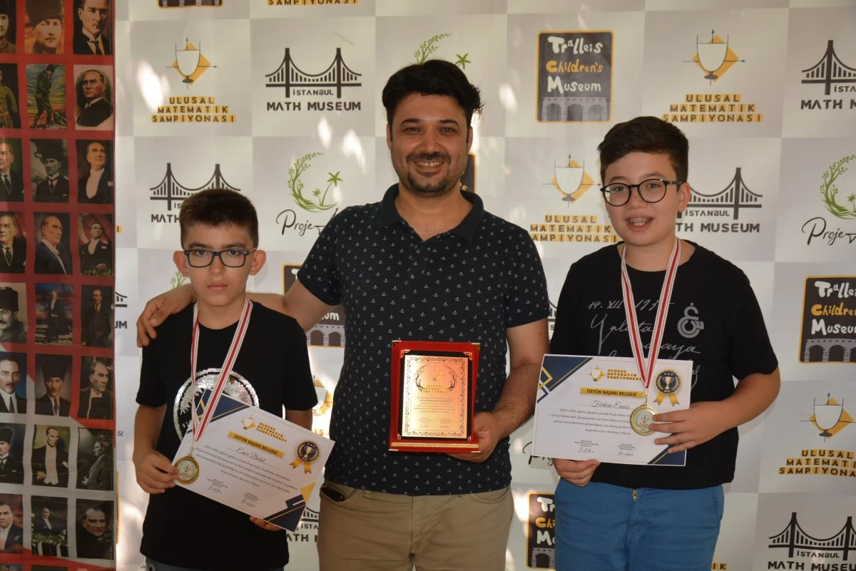 Ulusal Matematik Şampiyonası'nda &ouml;d&uuml;ller sahiplerini buldu