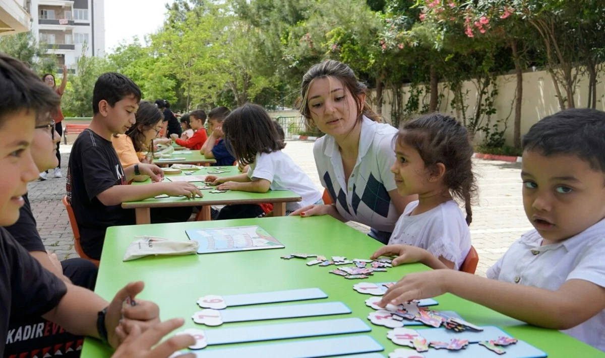 Şanlıurfa’da açılan Math Play Yaz Okulu'na Aydın'dan destek
