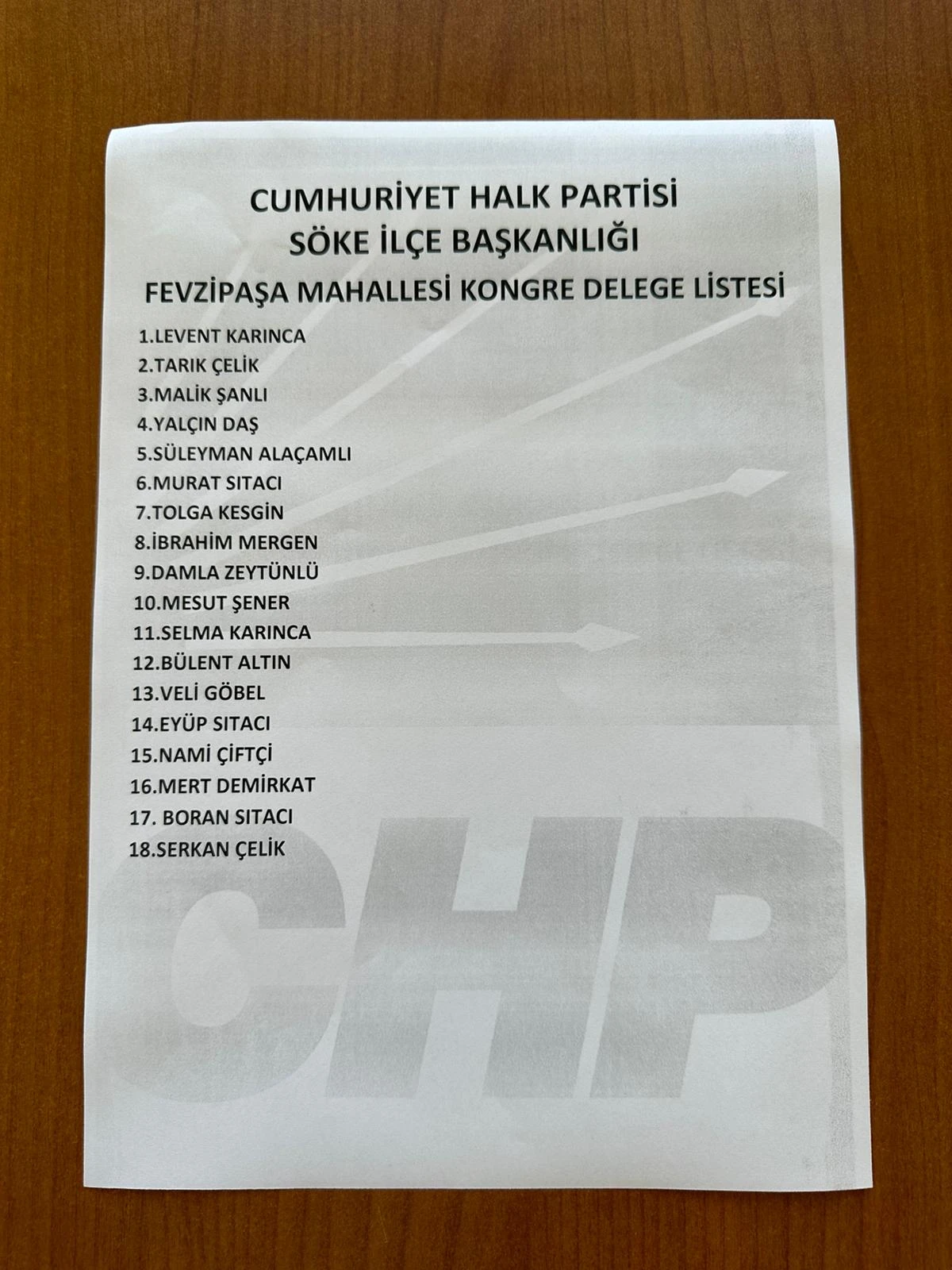 SÖKE CHP’DE BEYAZ LİSTE TÜM MAHALLELERİ KAZANDI