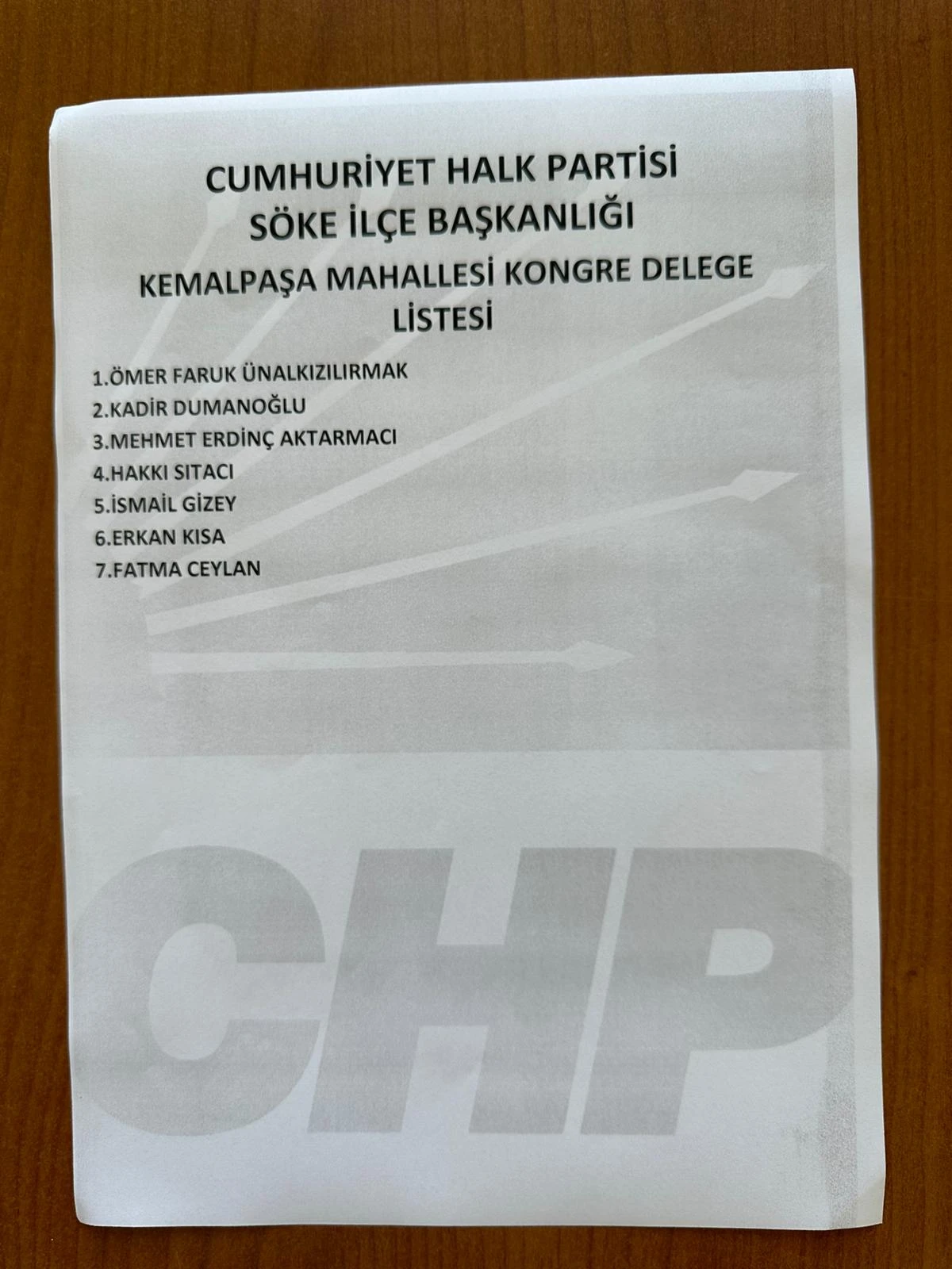 SÖKE CHP’DE BEYAZ LİSTE TÜM MAHALLELERİ KAZANDI