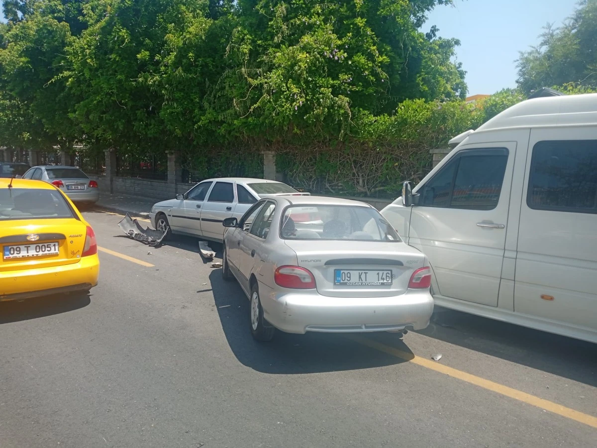 Aydın’da zincirleme trafik kazası: 3 yaralı