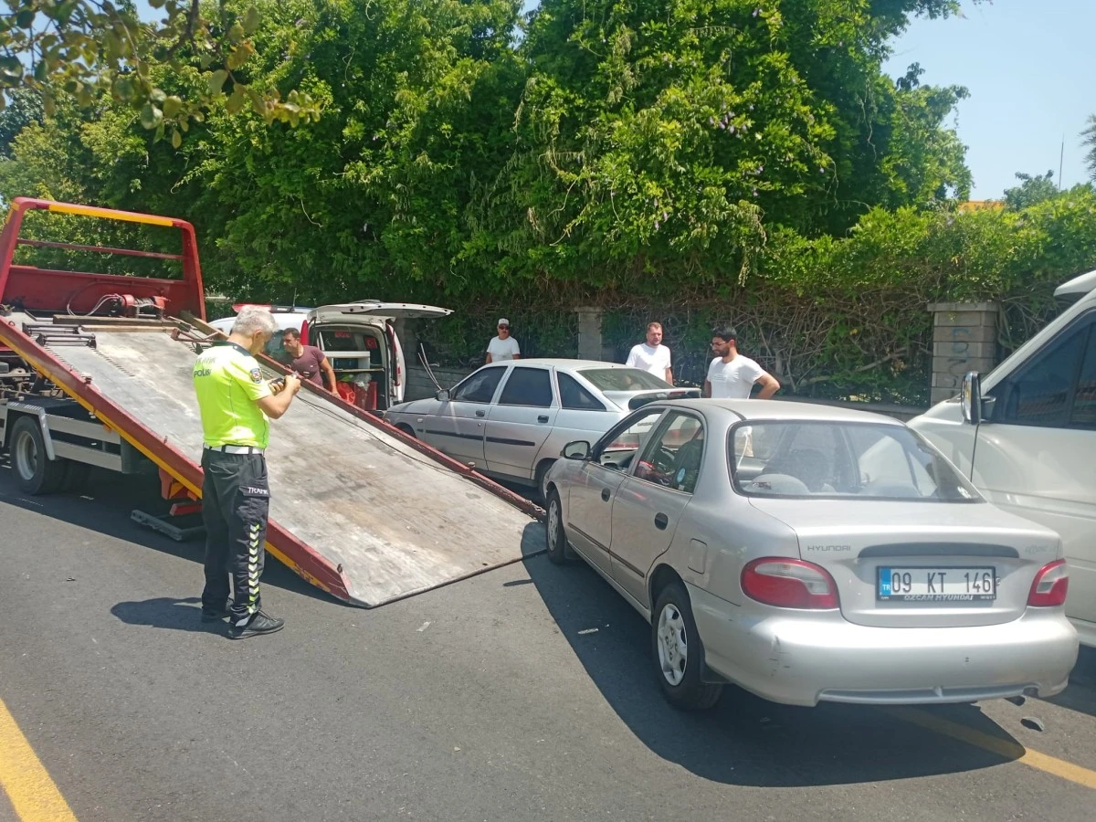 Aydın’da zincirleme trafik kazası: 3 yaralı
