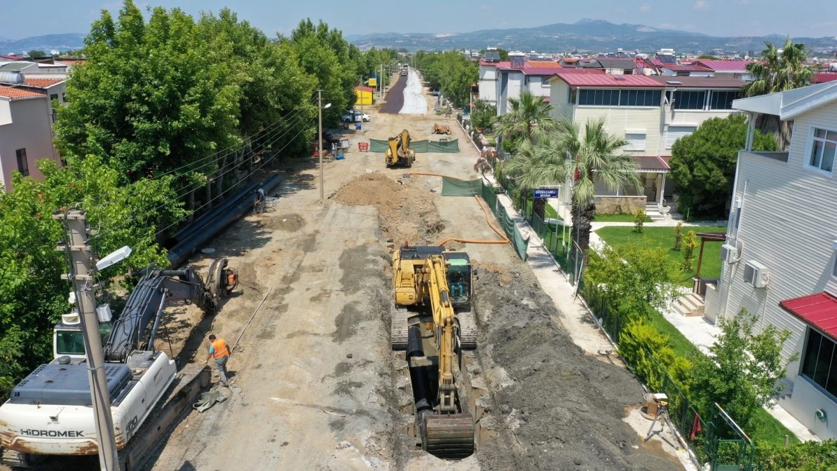 AYDIN BÜYÜKŞEHİR BELEDİYESİ ALTYAPI ÇALIŞMALARINDA HIZ KESMİYOR