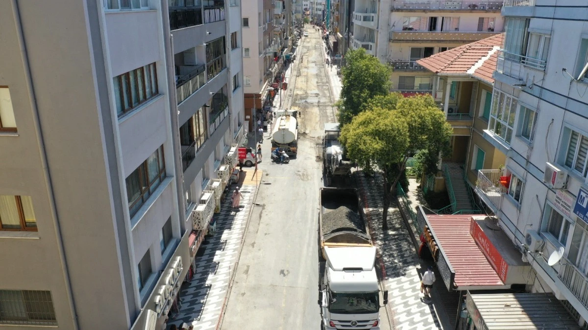 Söke'nin yolları yenileniyor