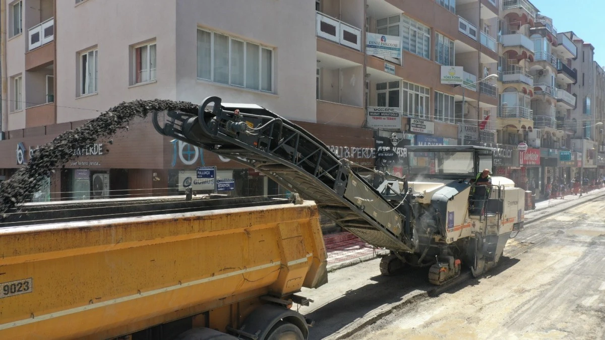 Söke'nin yolları yenileniyor