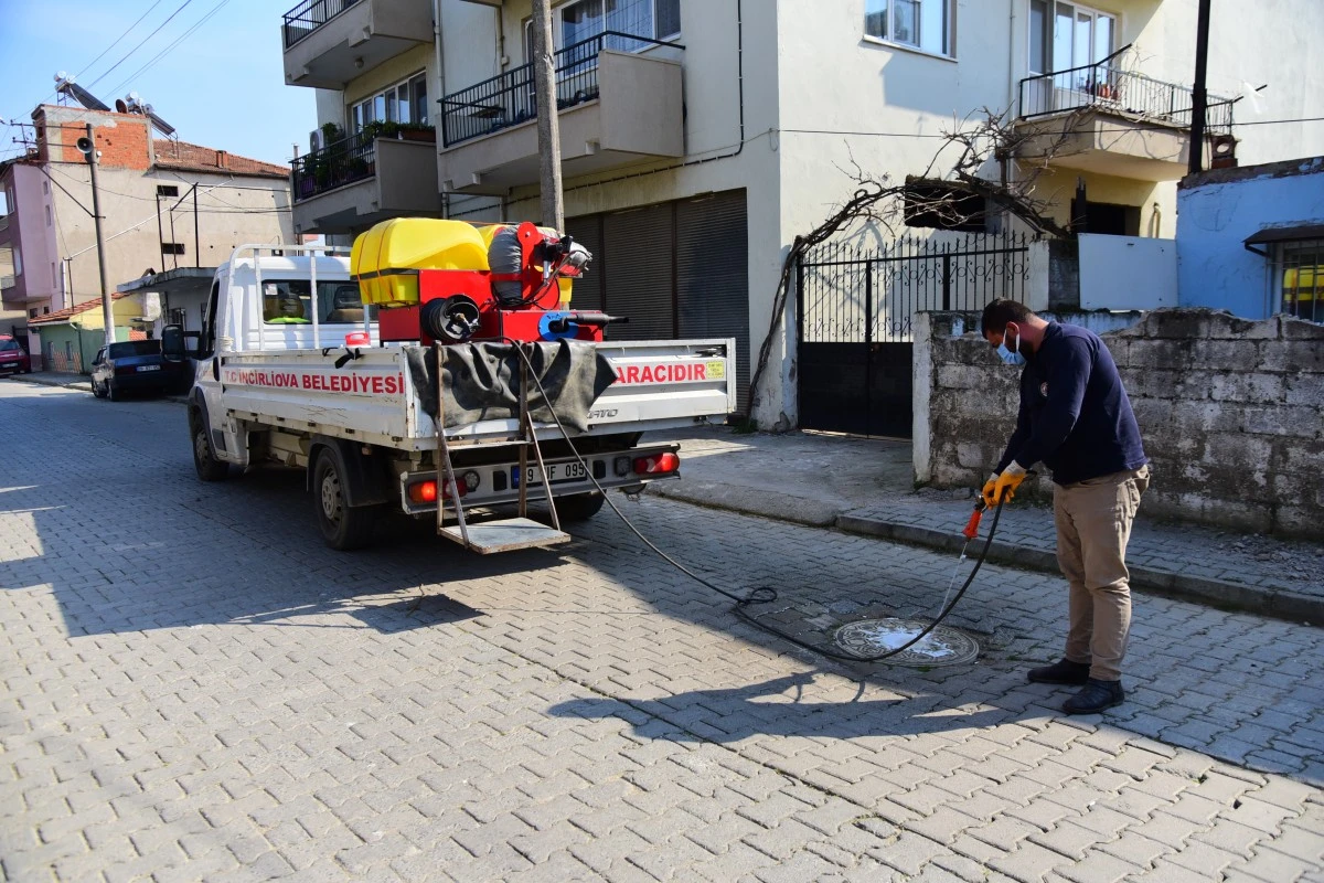 İncirliova’da zararlılara karşı mücadele sürüyor