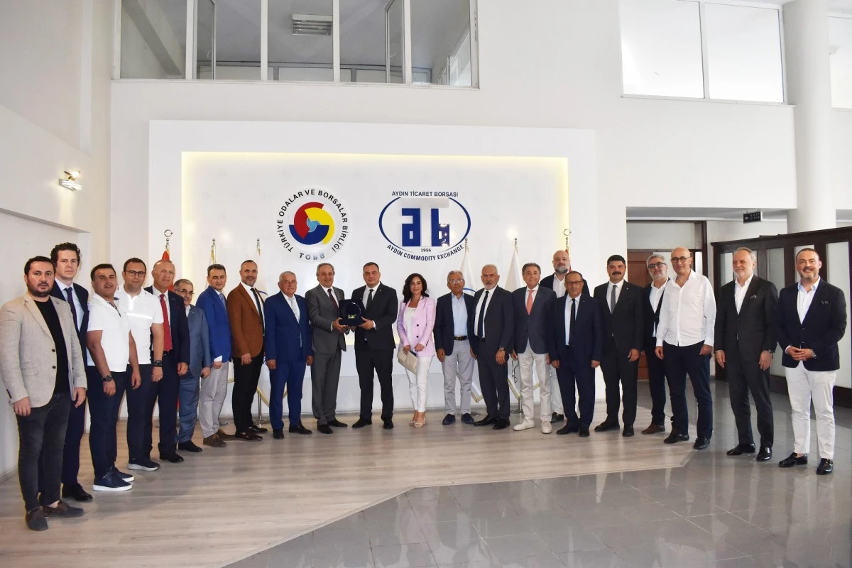 Aydın Ticaret Borsası, TÜRKONFED ve GESİFED heyetini ağırladı