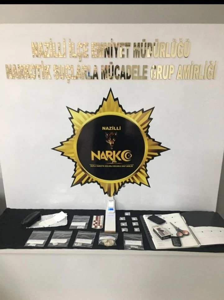 Nazilli'de 7 adrese uyuşturucu operasyonu: 2 gözaltı
