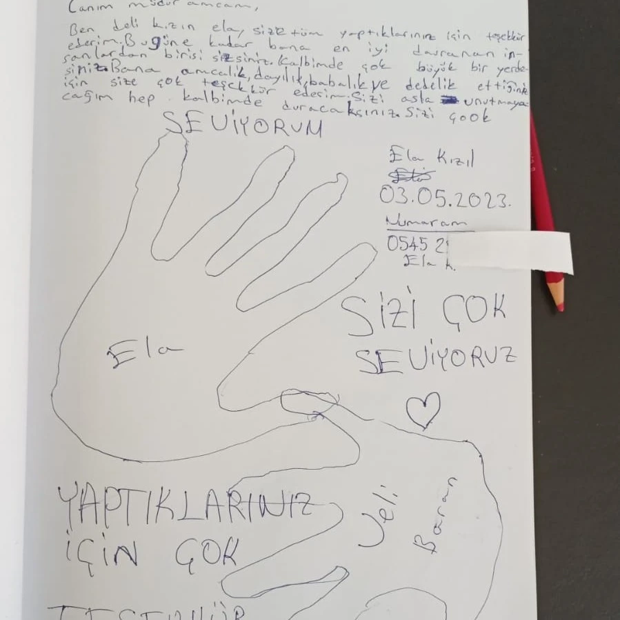 Aydın’da depremzedelerin bıraktığı notlar duygulandırdı