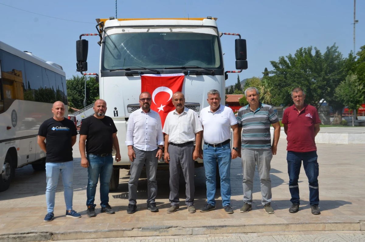 Koçarlı Belediyesi, İncirliova Belediyesi'ne kamyon tahsis etti