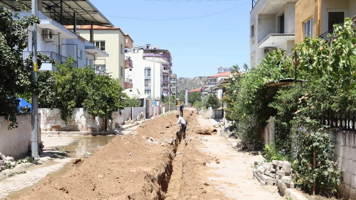 Köşk Altıeylül'de doğalgaz çalışmaları başladı