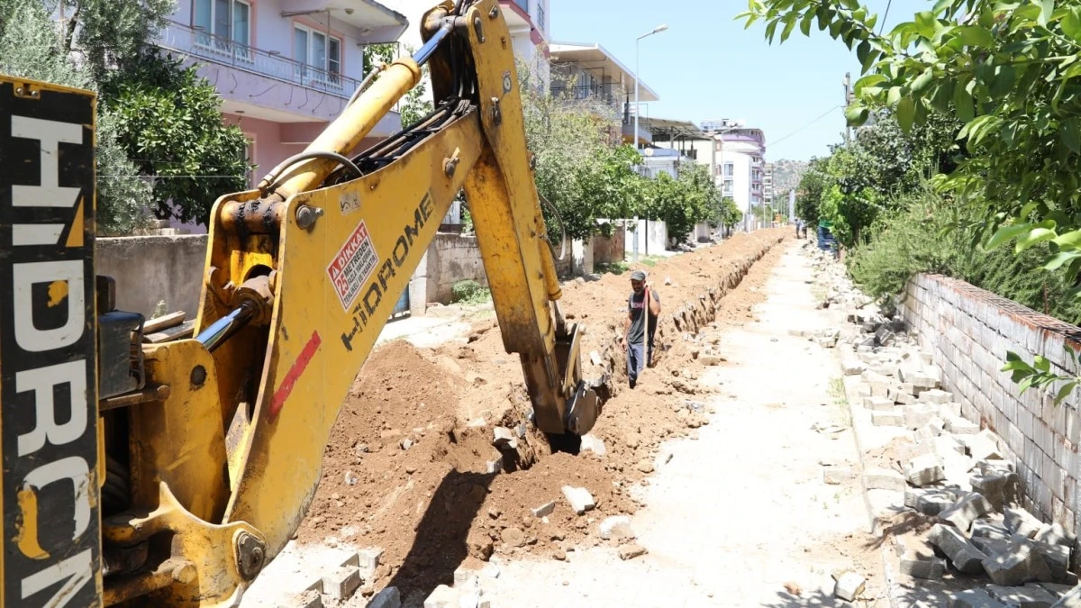 Köşk Altıeylül'de doğalgaz çalışmaları başladı