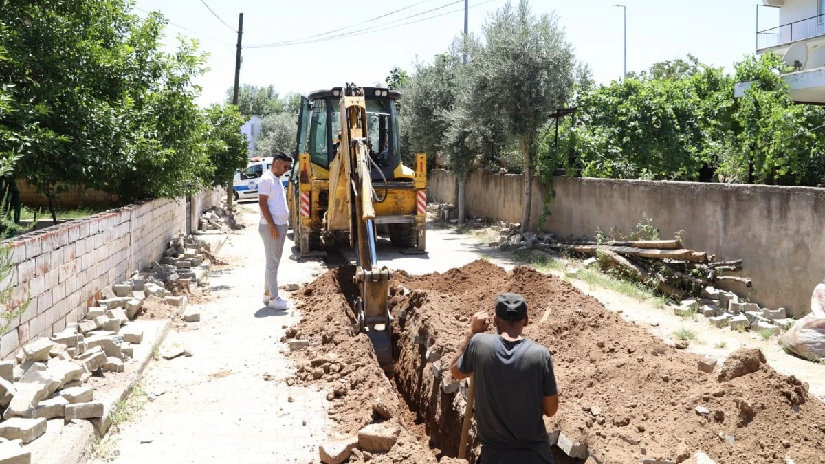 Köşk Altıeylül'de doğalgaz çalışmaları başladı