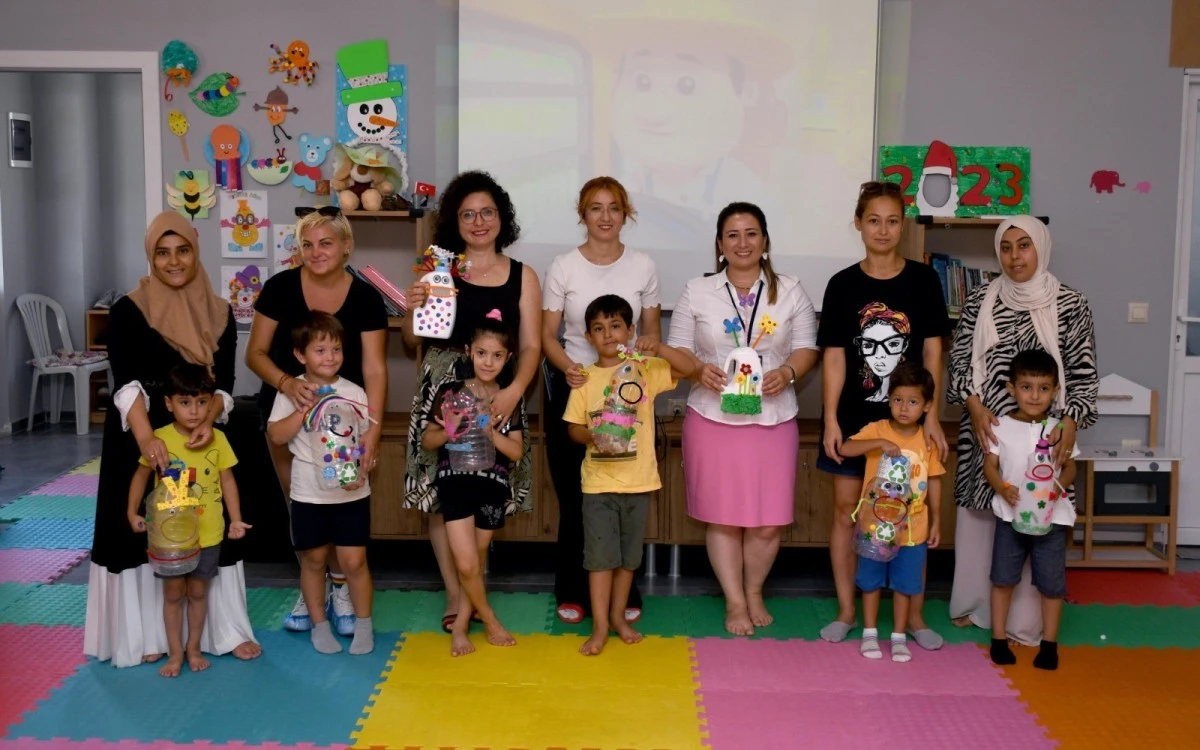 Kuşadası'nda çocuklar çevre konusunda bilgilendirildi