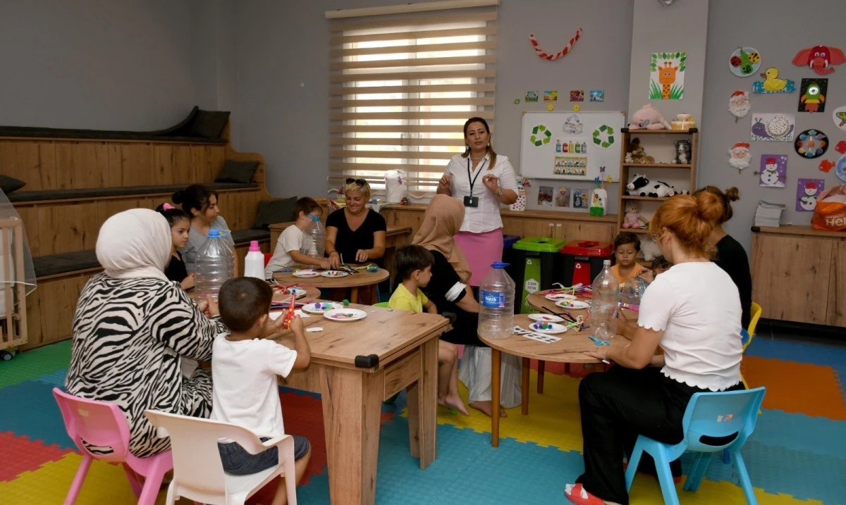 Kuşadası'nda çocuklar çevre konusunda bilgilendirildi