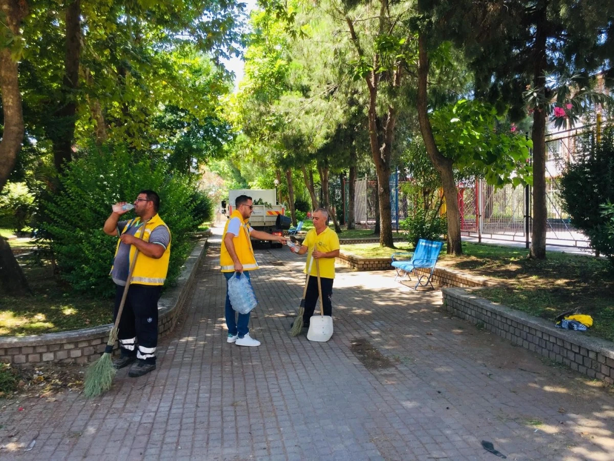 Eyyam-ı Bahur sıcakları geldi, Topuklu Efe saha personellerini unutmadı