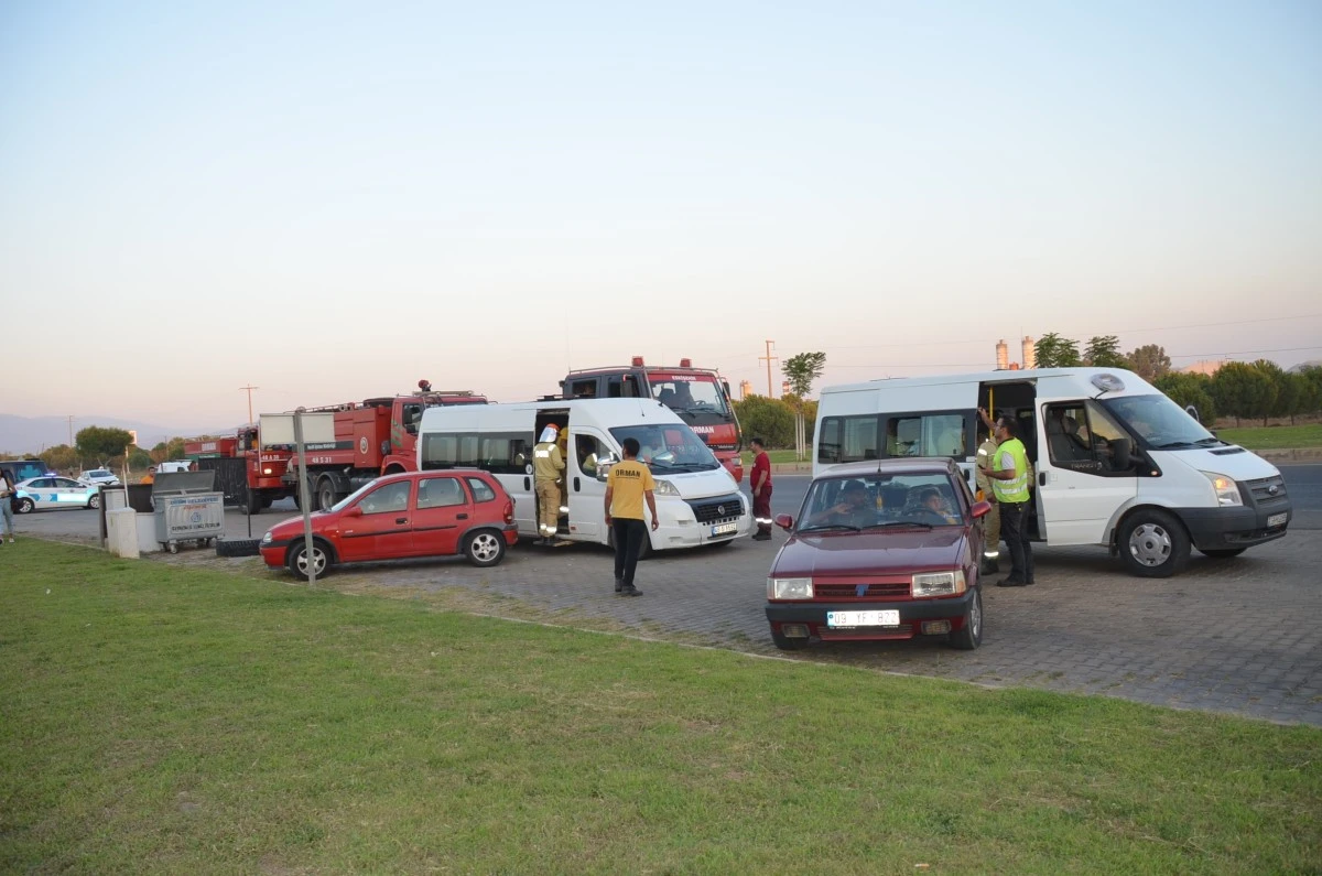 Didim’deki yangın 4,5 saat sonra kontrol altına alındı