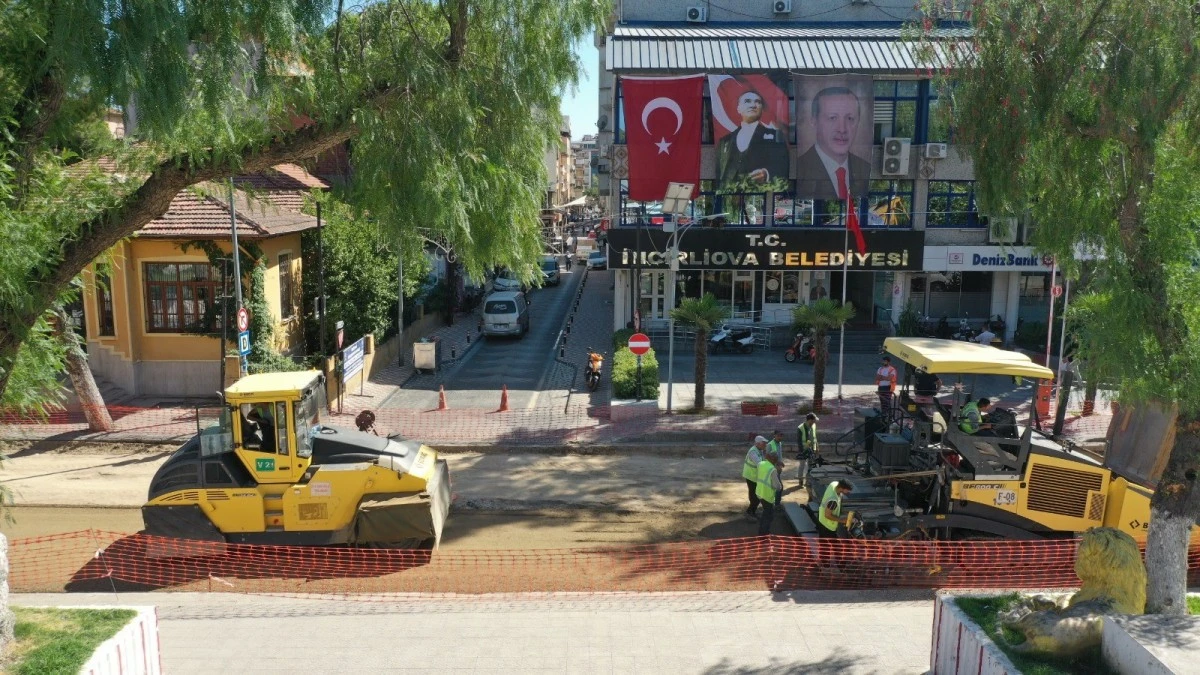 Büyükşehir’den İncirliova’da asfalt çalışması