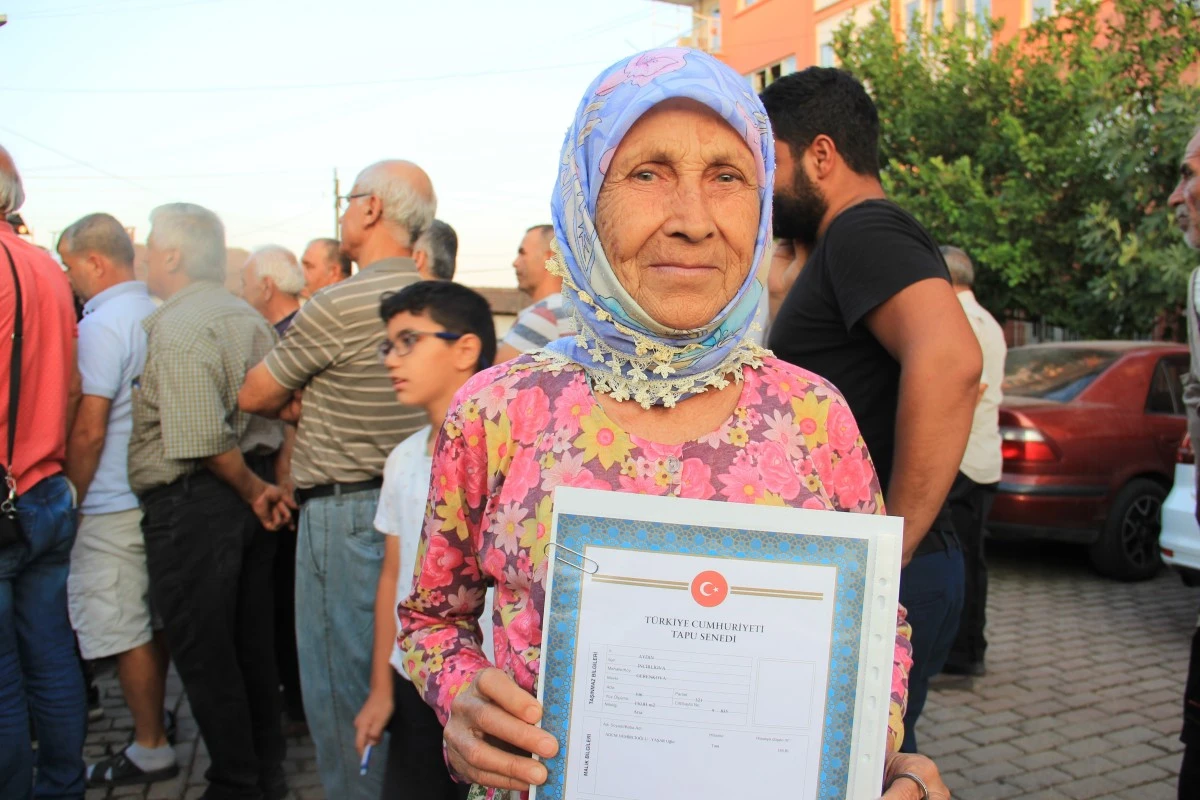 Gerenkova’da yarım asır sonra tapu sevinci