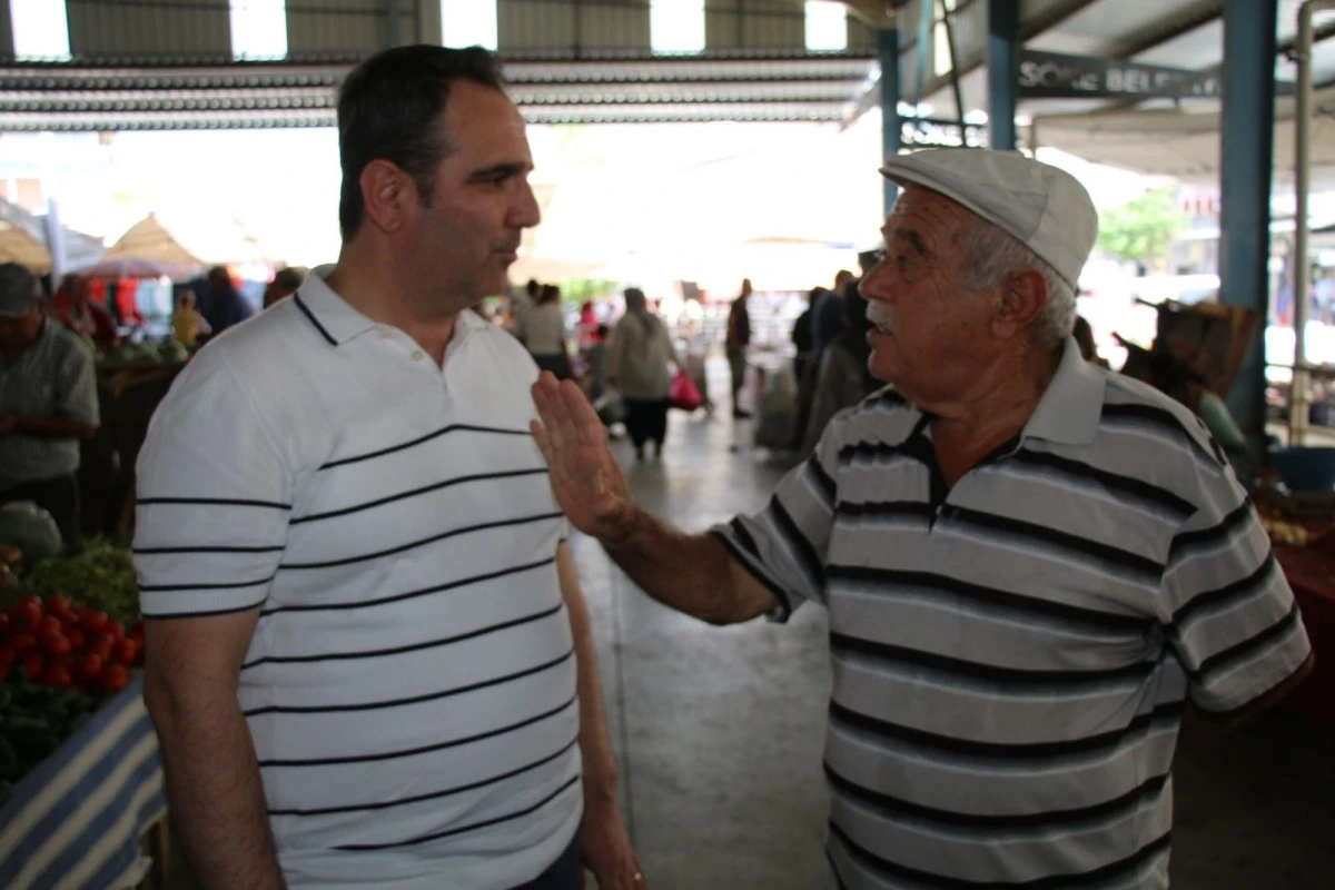 AKKENTLİ, SÖKE BAĞARASI PAZARI’NIN NABZINI TUTTU