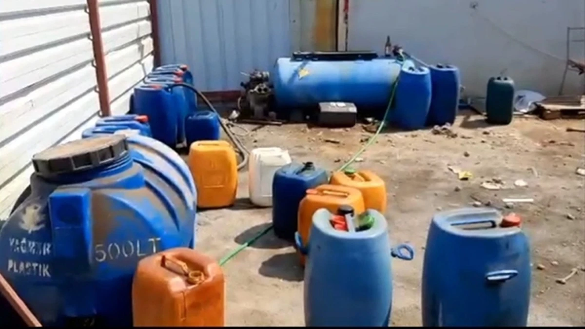Aydın'da 21 ton 876 litre kaçak akaryakıt ele geçirildi