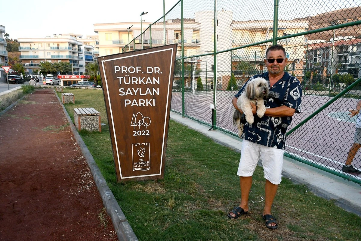 Kuşadası'nda park ve yeşil alanlar kent sakinlerinin gözdesi oldu