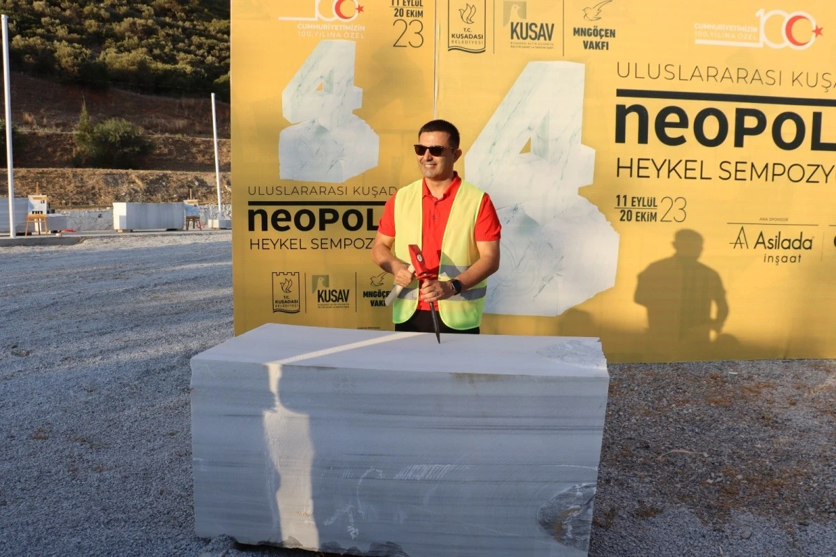 4. Uluslararası Kuşadası Neopolis Heykel Sempozyumu başladı