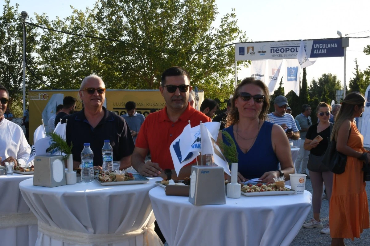 4. Uluslararası Kuşadası Neopolis Heykel Sempozyumu başladı