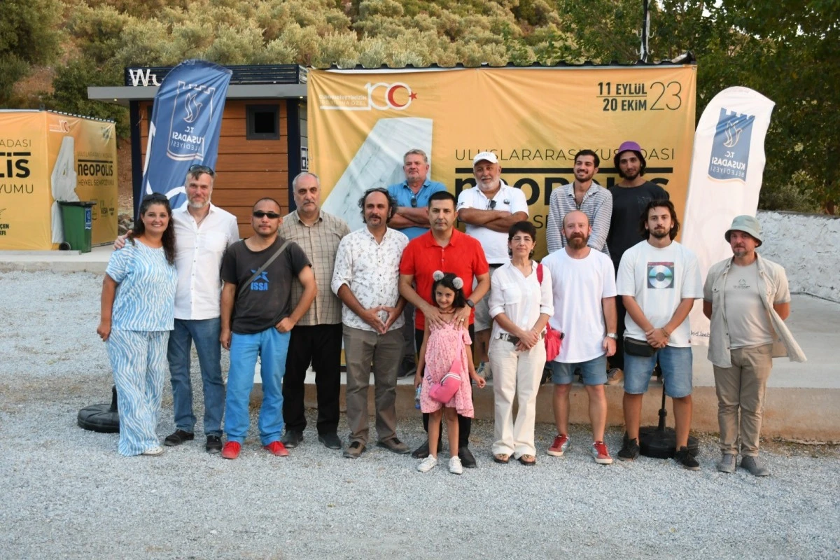 4. Uluslararası Kuşadası Neopolis Heykel Sempozyumu başladı