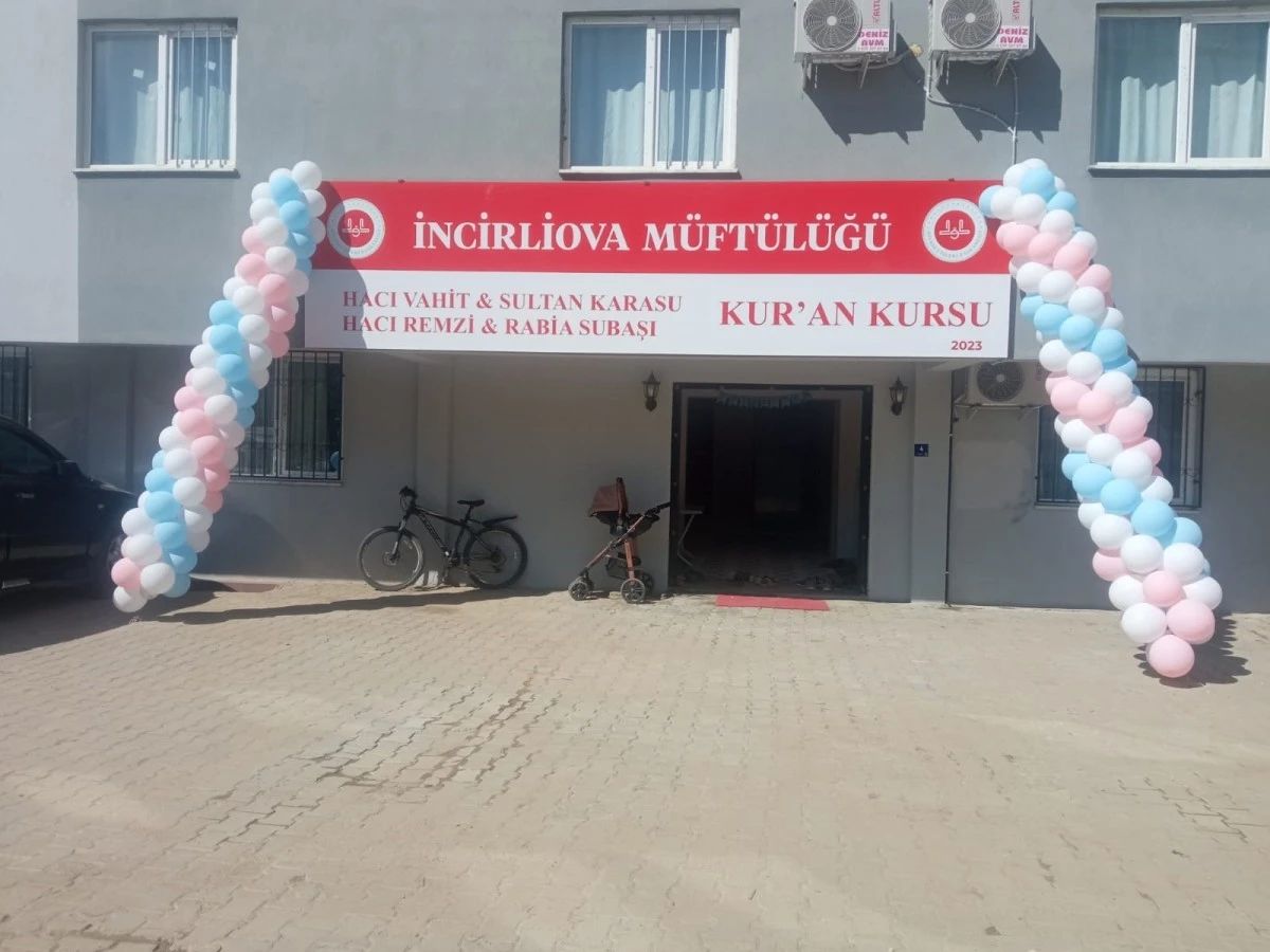 İncirliova Sandıklı Kur’an Kursu dualarla hizmete açıldı