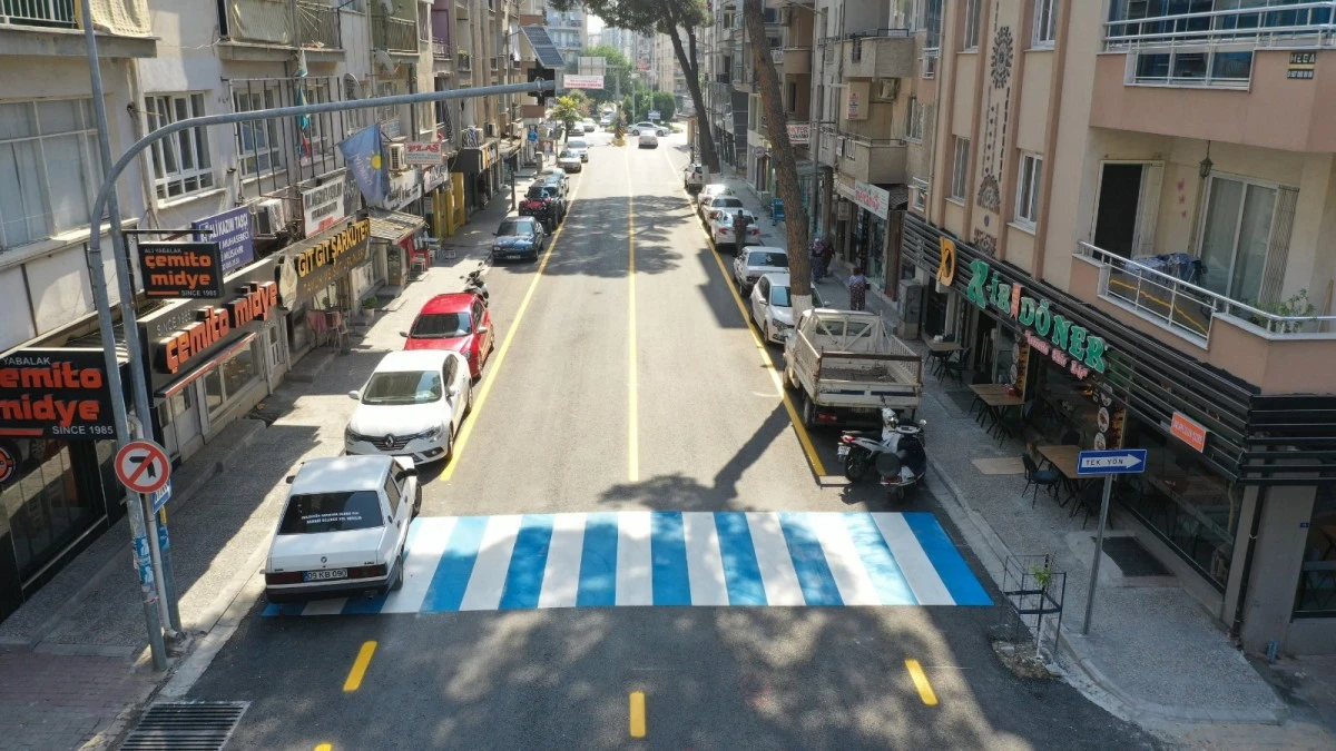 AYDIN BÜYÜKŞEHİR BELEDİYESİ İNCİRLİOVA TÜRKAN SAYLAN CADDESİ’Nİ YENİLEDİ