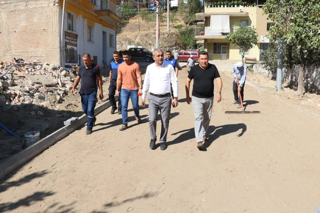 Koçarlı’da sokak ve caddeler yenileniyor