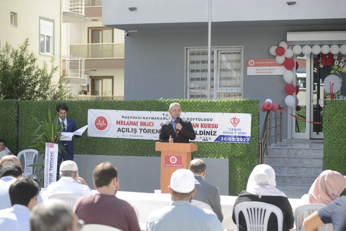 Kuşadası Müftülüğü Melahat Bilici 4-6 Yaş Kur'an Kursu dualarla açıldı