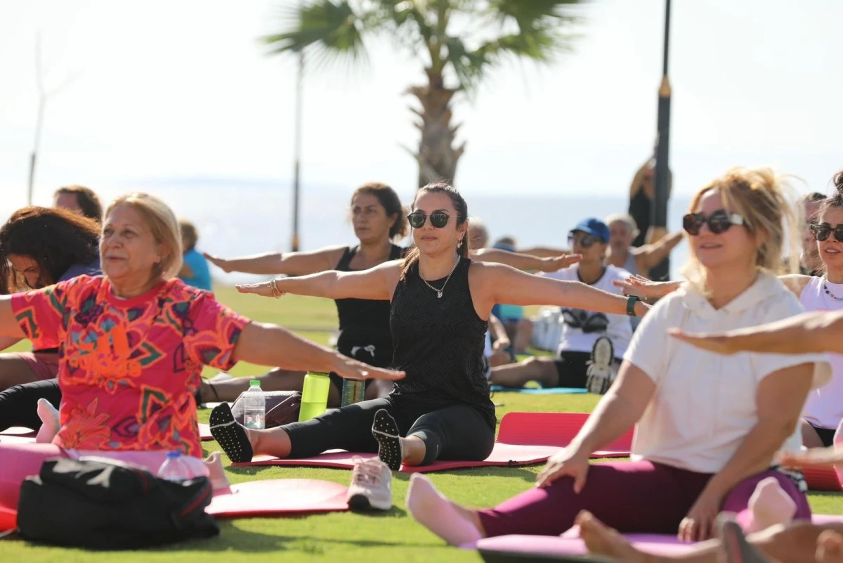 Avrupa Hareketlilik Haftası'nda Didim'de pilates etkinliği