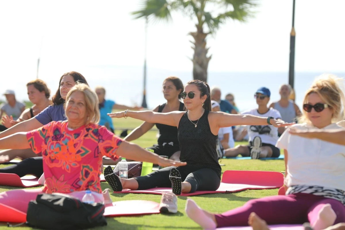 Avrupa Hareketlilik Haftası'nda Didim'de pilates etkinliği