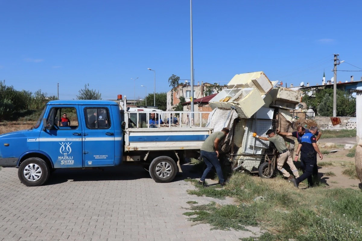 Nazilli’de ‘çek çek’ operasyonu