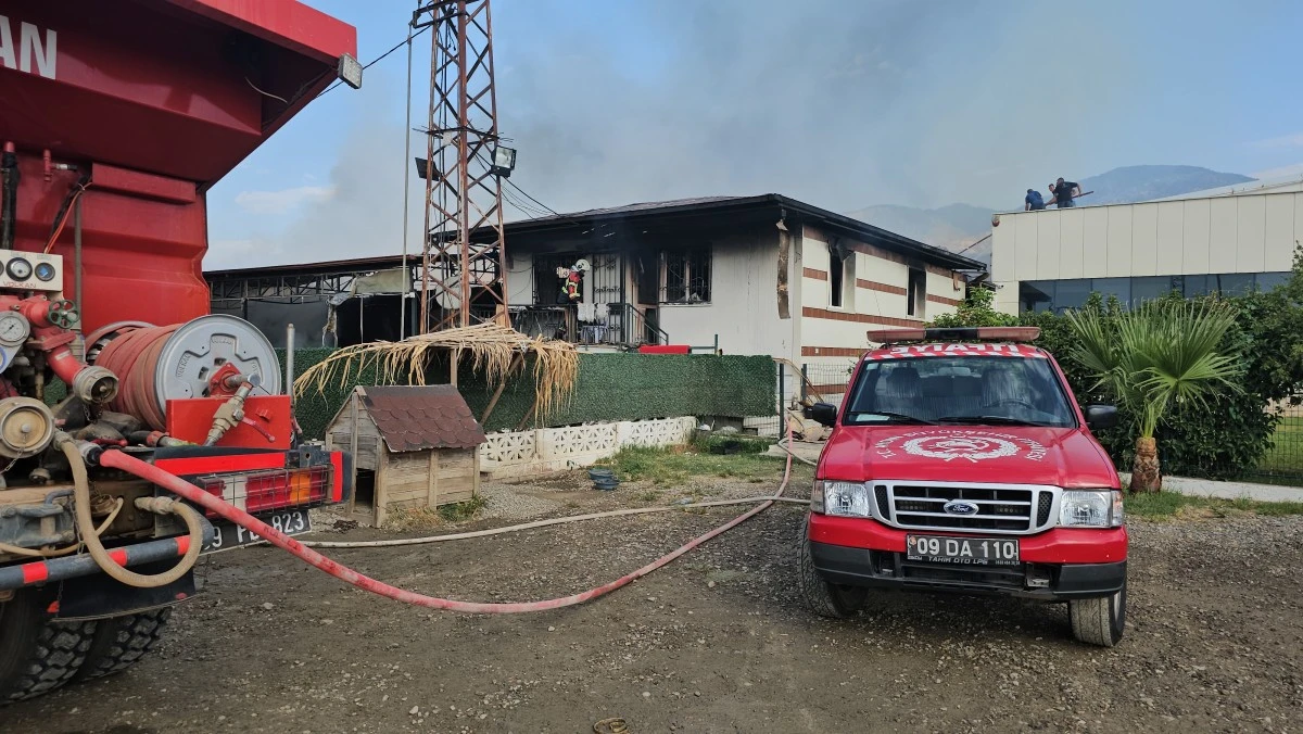 Gıda işletmesi alevlere teslim oldu