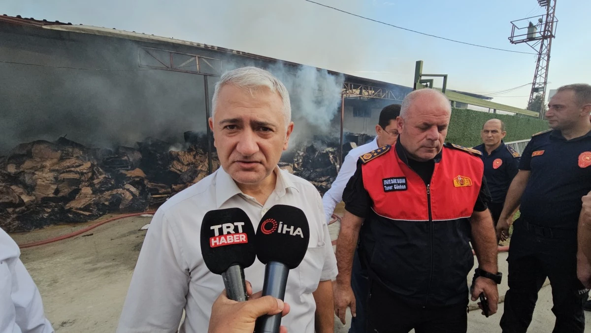 Gıda işletmesi alevlere teslim oldu