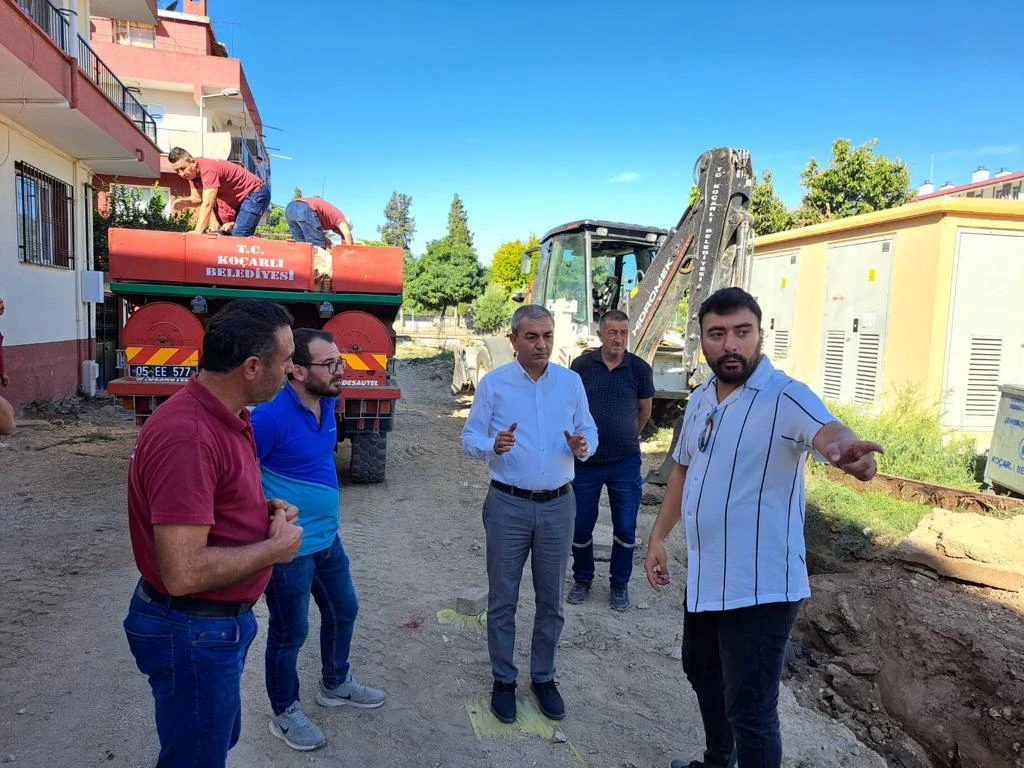 Koçarlı’da yaşam konforunu artıracak çalışmalar hız kesmiyor