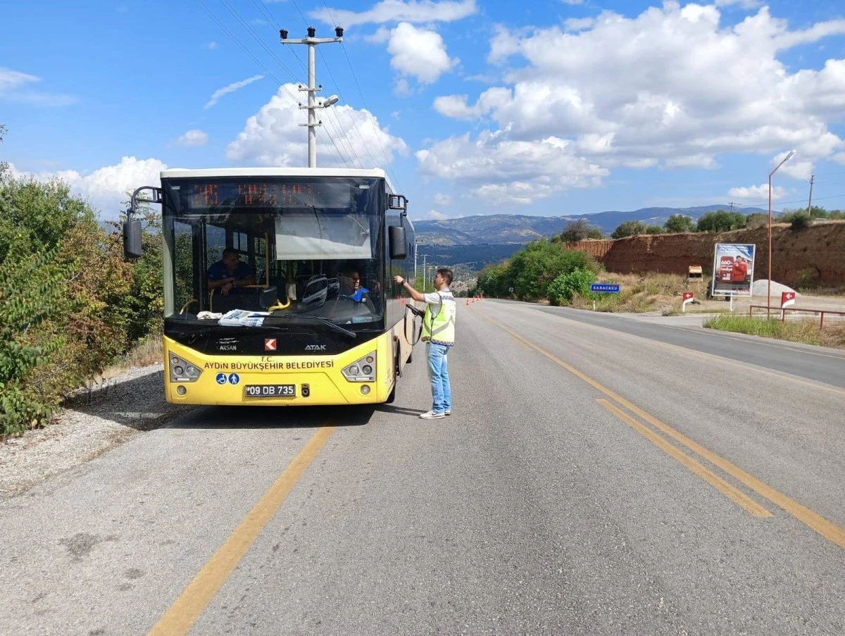 Aydın'da minibüs ve otobüslere sivil denetim