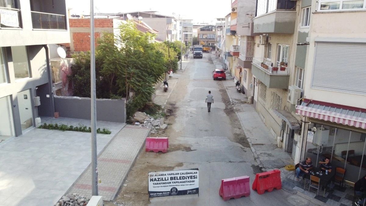 Nazilli’deki yol sorunu çözülüyor
