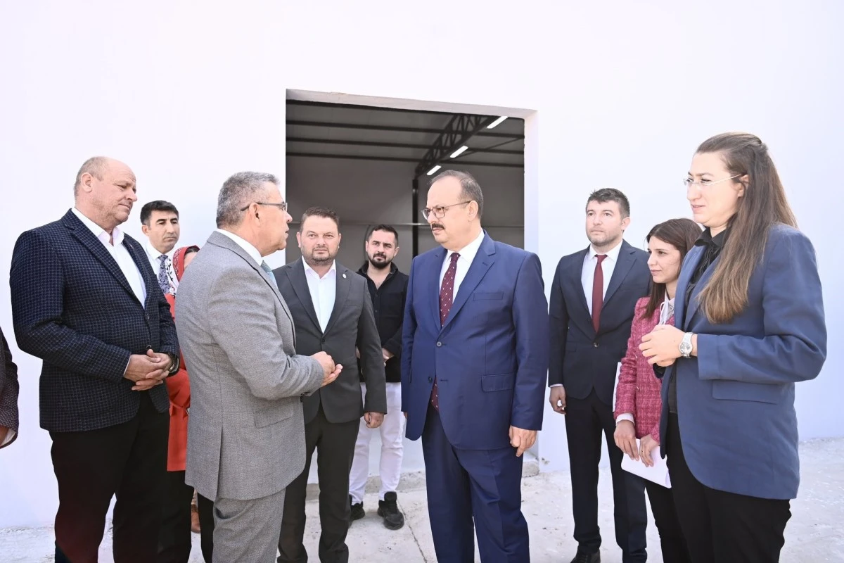 Aydın Valisi Canbolat K&ouml;şk'teki &ccedil;alışmaları yerinde inceledi