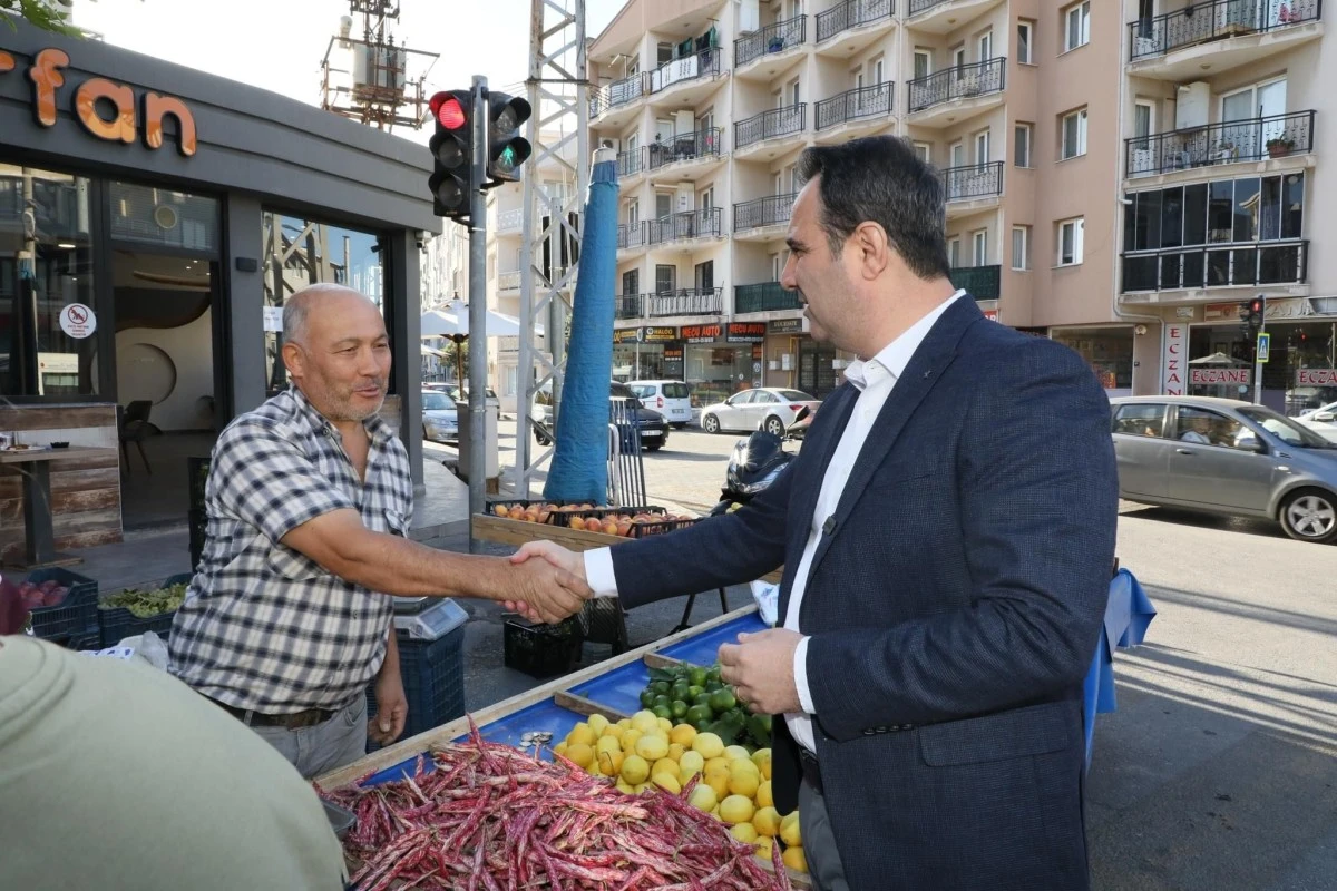 SÖKE FEVZİPAŞA MAHALLESİ HALK PAZARINDA AKKENTLİ’YE BÜYÜK İLGİ