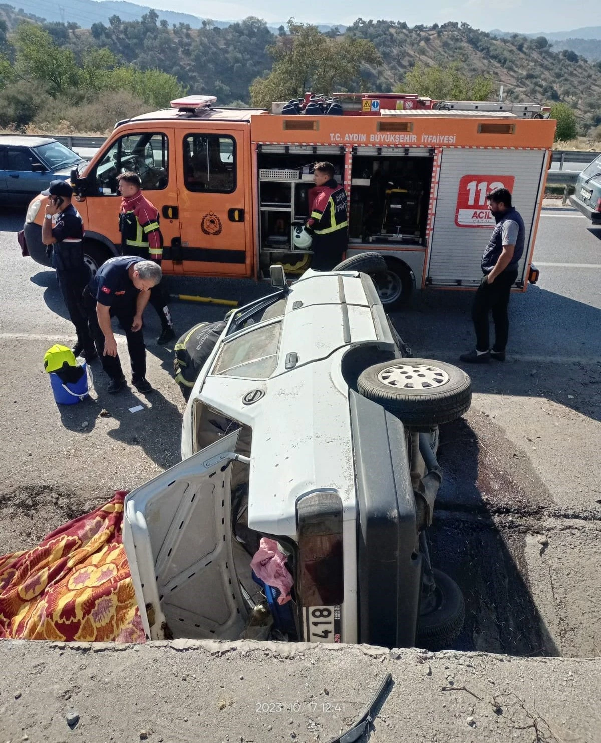 Aydın'da trafik kazası: 1 ölü, 1'i ağır 2 yaralı