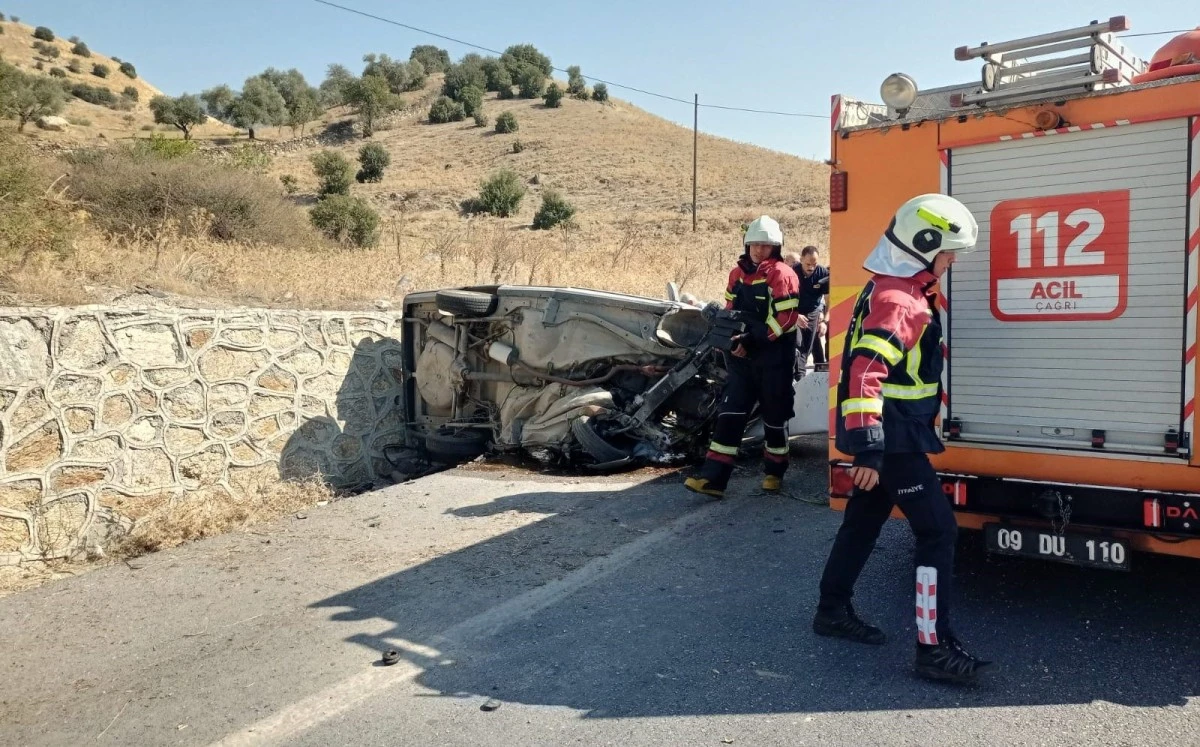 Aydın'da trafik kazası: 1 ölü, 1'i ağır 2 yaralı